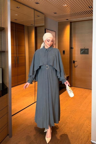 Çınar Elbise Mint Gri