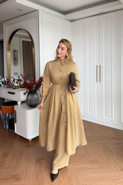 Yade Pantolon Takım Yağ Yeşili