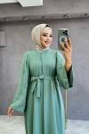 Senem Abaya Mint Yeşili